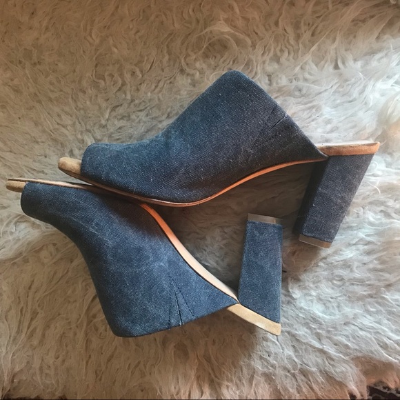 Charlotte Stone Shoes - Charlotte Stone denim heels